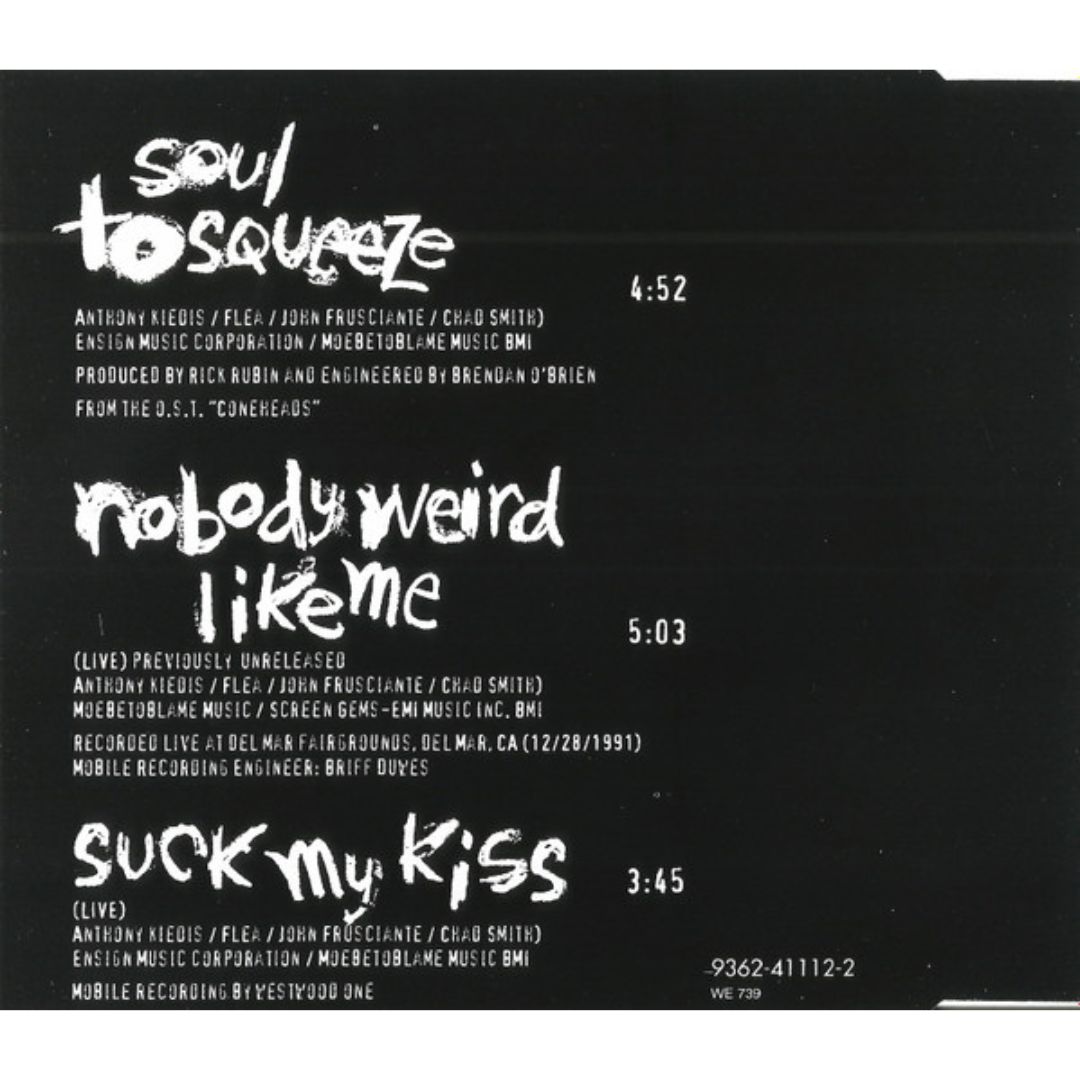 RED HOT CHILI PEPPERS ''SOUL TO SQUEEZE'' 1993 - Figura 3