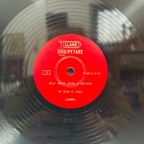 VINIL SHQIPTAR 78 RPM 1950-60 - Figura 3