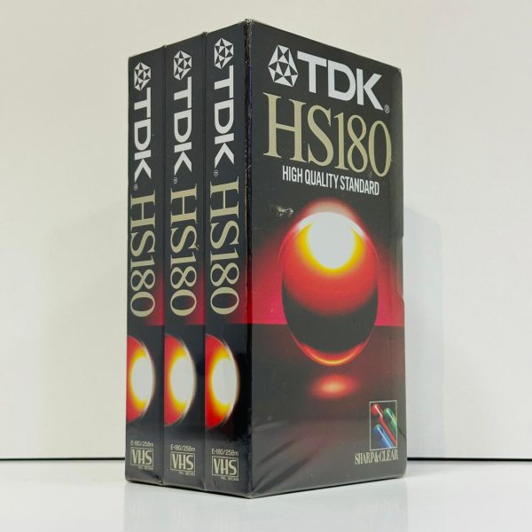 3X KASETË VHS TDK HS180 - Figura 3