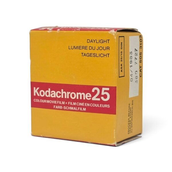 Kodak Kodachrome 25 Double 8mm Movie Film – Expired 1983
