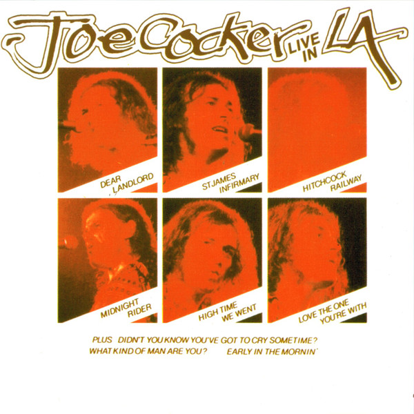 JOE COCKER "LIVE IN LA" 1990