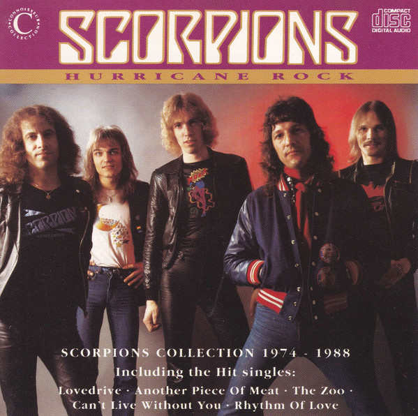 SCORPIONS "HURRICANE ROCK" 1990
