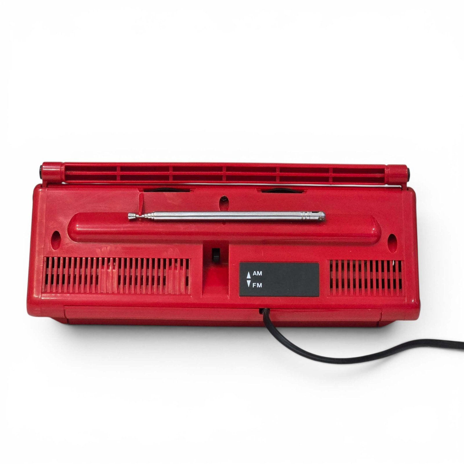 Silver Twin Sound Portable AM/FM Radio (Red) - Figura 2