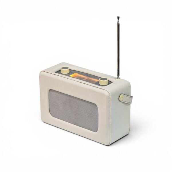 Soundmaster TR85 Portable Retro Radio – Cream White