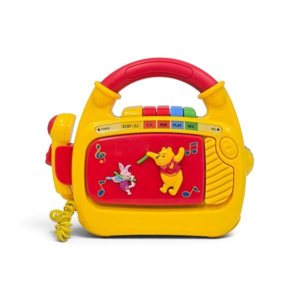 Bontempi Disney Winnie the Pooh Kids Cassette Player with Microphone