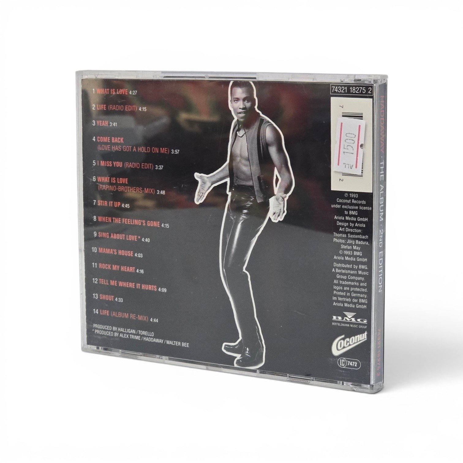 Haddaway – The Album (2nd Edition) CD (1993) - Figura 2