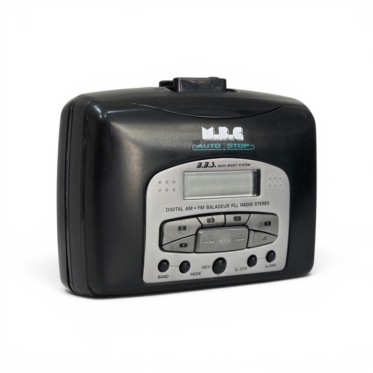 M.B.C MB-114A-BB Digital AM/FM Radio Cassette Player