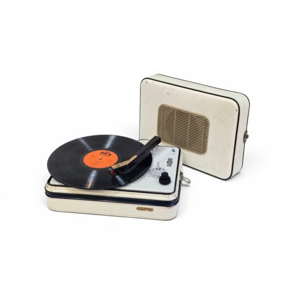 Melovox Vintage Portable Suitcase Record Player
