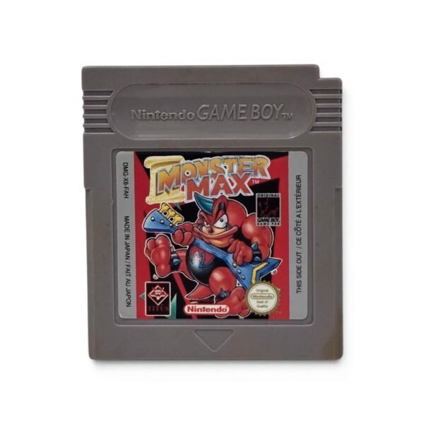 Monster Max – Nintendo Game Boy Original Cartridge
