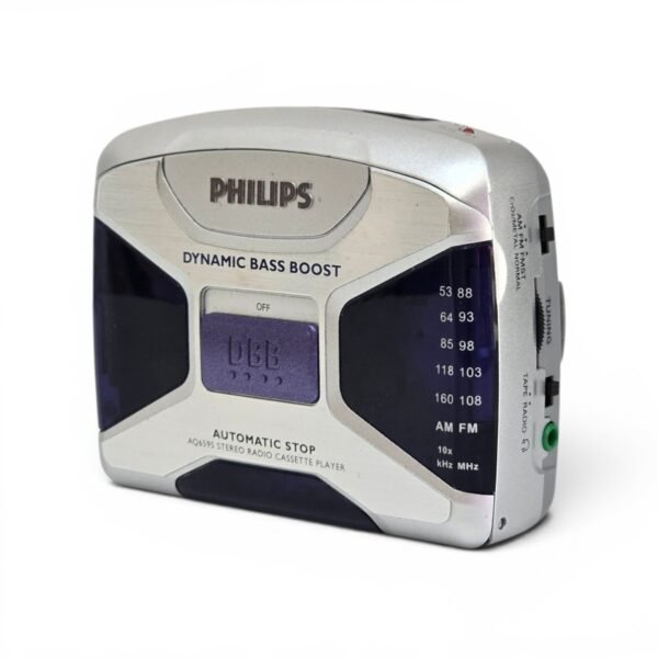Philips AQ6595 Portable Radio Cassette Player Dynamic Bass Boost