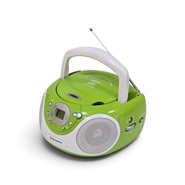 Roadstar CDR-4230MP Portable CD MP3 Boombox FM Radio Green
