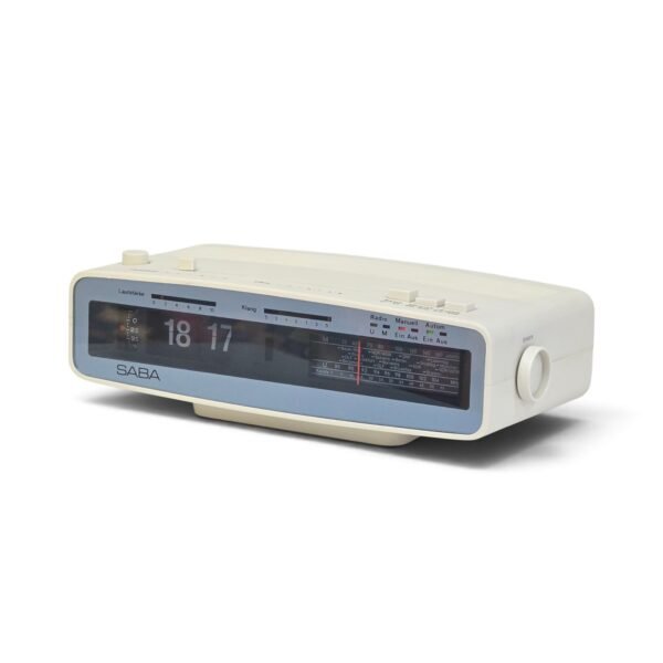 Vintage SABA Radio Clock Automatic H Flip Clock Radio