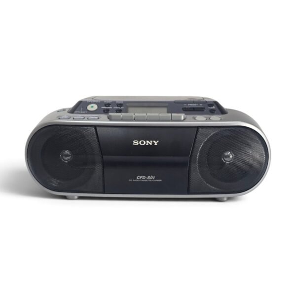 Sony CFD-S01 CD Radio Cassette Boombox – CD & Radio Working | Tape Fault