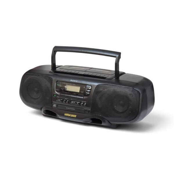 Sony CFD-380L Mega Bass – Boombox Vintage 1995 | CD, Dual Cassette & Radio